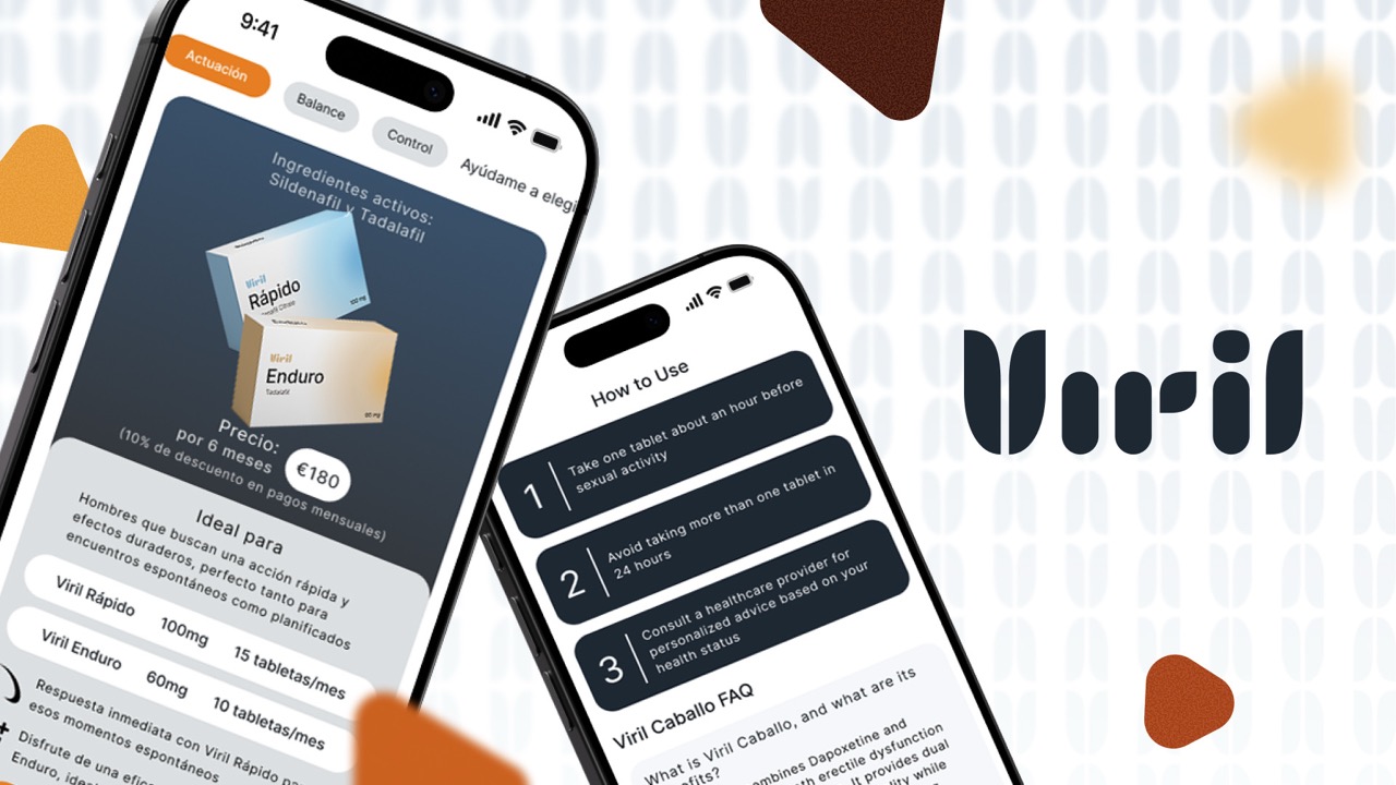 Viril — фирменный стиль и UX/UI дизайн